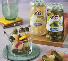 SACLA Pickled Baby Cucumbers in Wine Vinegar | 10.6 oz