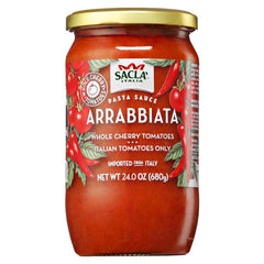 SACLA Spicy Arrabbiata Cherry Tomato Red Pasta Sauce | No Added Sugar | 24 oz
