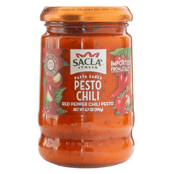 SACLA Hot and Spicy Red Chili Pesto | 6.7 oz